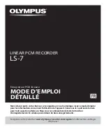 Olympus LS-7 Manuel D'Utilisation preview