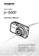 Preview for 1 page of Olympus M-5000 Instruction Manual