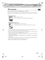 Preview for 3 page of Olympus m:robe MR-100 User Manual