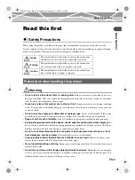 Preview for 9 page of Olympus m:robe MR-100 User Manual