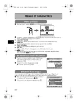 Предварительный просмотр 40 страницы Olympus MJU-810 Basic Manual