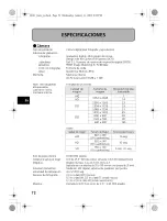 Предварительный просмотр 72 страницы Olympus MJU-810 Basic Manual