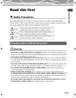 Preview for 9 page of Olympus MR500i - m:robe - Digital AV Recorder Basic Manual