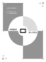 Olympus MR500i - m:robe - Digital AV Recorder User Manual preview