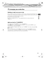 Preview for 45 page of Olympus MR500i - m:robe - Digital AV Recorder User Manual