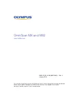 Предварительный просмотр 1 страницы Olympus OmniScan MX2 User Manual