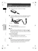 Preview for 14 page of Olympus P-10 Instruction Manual