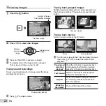 Предварительный просмотр 22 страницы Olympus SH-25MR Instruction Manual