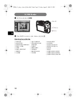 Preview for 12 page of Olympus SP 310 - Digital Camera - 7.1 Megapixel Basic Manual