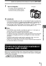 Preview for 75 page of Olympus SP 310 - Digital Camera - 7.1 Megapixel Manual Avanzado