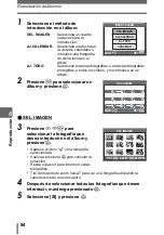 Preview for 84 page of Olympus SP 310 - Digital Camera - 7.1 Megapixel Manual Avanzado