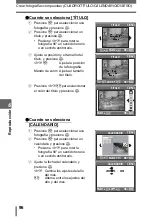 Предварительный просмотр 96 страницы Olympus SP 310 - Digital Camera - 7.1 Megapixel Manual Avanzado