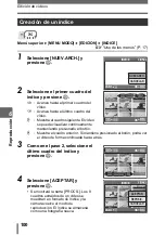 Preview for 100 page of Olympus SP 310 - Digital Camera - 7.1 Megapixel Manual Avanzado