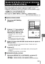 Preview for 117 page of Olympus SP 310 - Digital Camera - 7.1 Megapixel Manual Avanzado