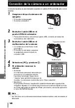 Preview for 146 page of Olympus SP 310 - Digital Camera - 7.1 Megapixel Manual Avanzado