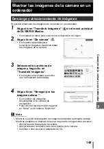 Preview for 149 page of Olympus SP 310 - Digital Camera - 7.1 Megapixel Manual Avanzado