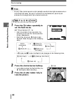 Предварительный просмотр 44 страницы Olympus SP-310 Advanced Manual