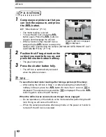 Предварительный просмотр 62 страницы Olympus SP-310 Advanced Manual