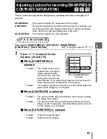 Предварительный просмотр 67 страницы Olympus SP-310 Advanced Manual