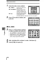 Предварительный просмотр 84 страницы Olympus SP-310 Advanced Manual