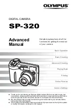 Olympus SP-320 Advanced Manual preview