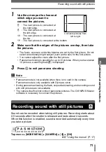 Preview for 71 page of Olympus SP-320 Advanced Manual