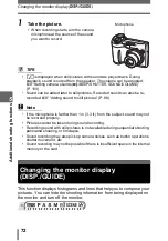 Предварительный просмотр 72 страницы Olympus SP-320 Advanced Manual