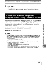 Предварительный просмотр 151 страницы Olympus SP-320 Advanced Manual