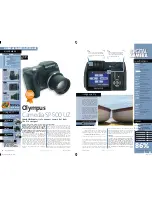 Olympus SP-500 Specification Sheet preview