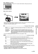 Предварительный просмотр 23 страницы Olympus SP-510UZ Advanced Manual