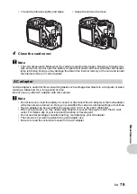 Предварительный просмотр 79 страницы Olympus SP-510UZ Advanced Manual