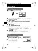 Предварительный просмотр 62 страницы Olympus SP-510UZ Basic Manual