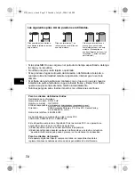 Предварительный просмотр 72 страницы Olympus SP-510UZ Basic Manual