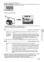 Предварительный просмотр 23 страницы Olympus SP-510UZ Manual Avanzado