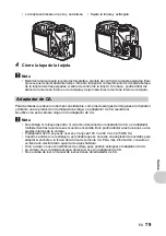 Предварительный просмотр 79 страницы Olympus SP-510UZ Manual Avanzado