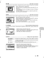 Предварительный просмотр 35 страницы Olympus SP-550UZ Instruction Manual