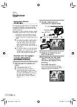 Предварительный просмотр 64 страницы Olympus SP-565 UZ Manuel D'Instruction