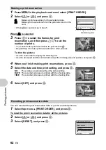 Preview for 62 page of Olympus SP 570 - UZ Digital Camera Advanced Manual