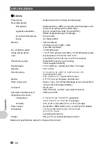 Preview for 92 page of Olympus SP 570 - UZ Digital Camera Advanced Manual