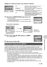 Предварительный просмотр 61 страницы Olympus SP 570 - UZ Digital Camera Manuel Avancé