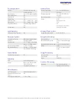 Preview for 2 page of Olympus SP 570 - UZ Digital Camera Specifications