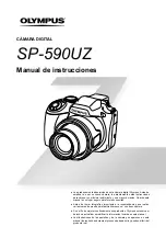 Preview for 1 page of Olympus SP-590 UZ - Digital Camera - Compact Manual De Instrucciones
