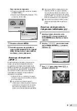 Предварительный просмотр 61 страницы Olympus SP-590 UZ - Digital Camera - Compact Manual De Instrucciones