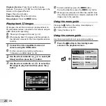 Предварительный просмотр 26 страницы Olympus SP-610UZ Instruction Manual