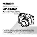 Olympus SP-610UZ Manuel D'Instructions preview