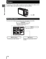 Preview for 14 page of Olympus SP-700 Advanced Manual