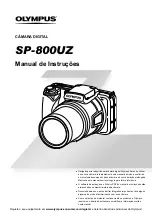 Preview for 1 page of Olympus SP-800UZ Manual De Instruções