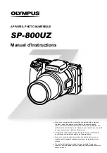Preview for 1 page of Olympus SP-800UZ Manuel D'Instructions