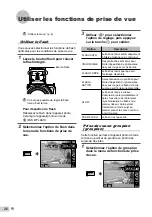 Предварительный просмотр 26 страницы Olympus SP-800UZ Manuel D'Instructions