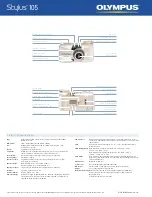 Preview for 2 page of Olympus Stylus 105 Specifications